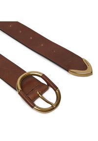 Pinko Pasek Damski Mercury Belt 20241 PLT01 103786 Y3F1 Brązowy. Kolor: brązowy. Materiał: skóra