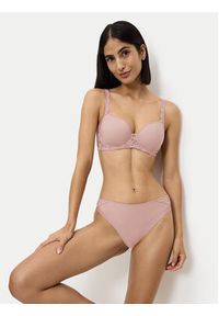 Triumph Biustonosz z fiszbiną Amourette 10214770 Różowy. Kolor: różowy. Materiał: syntetyk