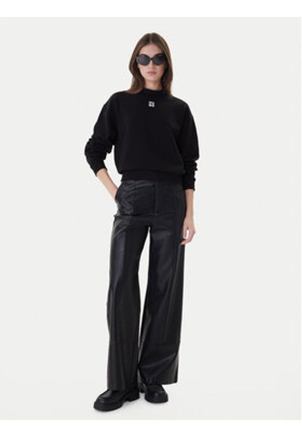 Hugo Bluza Daxandria 50527463 Czarny Relaxed Fit. Kolor: czarny. Materiał: bawełna