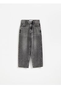 Reserved - Jeansy baggy - czarny. Kolor: czarny