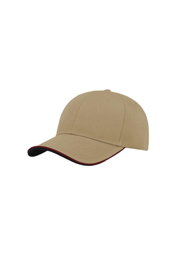 ATLANTIS - Czapka Z Daszkiem Zoom Piping Sandwich Sports 6 Panel Contrast. Kolor: zielony