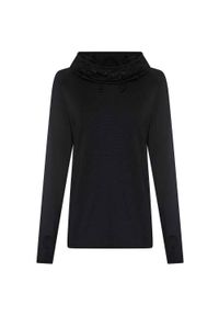 JUST COOL - Koszulka Damska Z Dekoltem W Szpic. Kolor: szary, fioletowy, wielokolorowy. Długość rękawa: długi rękaw #1