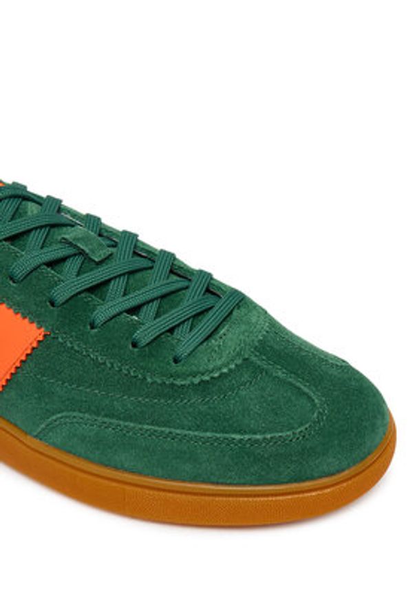 Polo Ralph Lauren Sneakersy 809P07172002 Zielony. Kolor: zielony. Materiał: skóra, zamsz