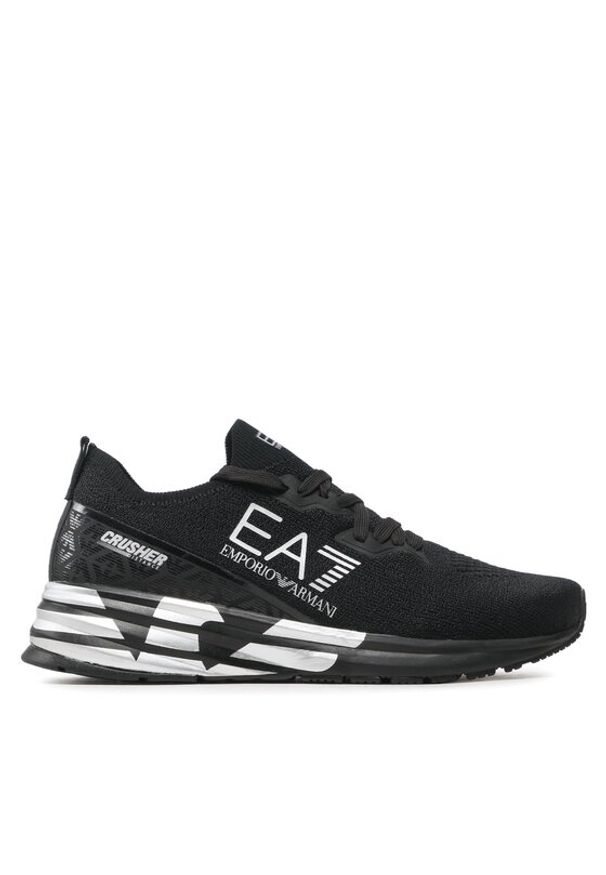 EA7 Emporio Armani Sneakersy X8X095 XK240 M826 Czarny. Kolor: czarny. Materiał: materiał