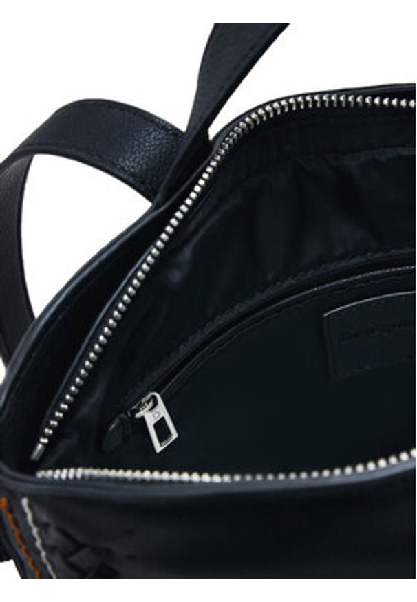 Desigual Plecak Trama Pretoria 25SAKP21 Czarny. Kolor: czarny. Materiał: skóra