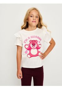 Sinsay - Koszulka z nadrukiem Toy Story - kremowy. Kolor: kremowy. Wzór: nadruk #1