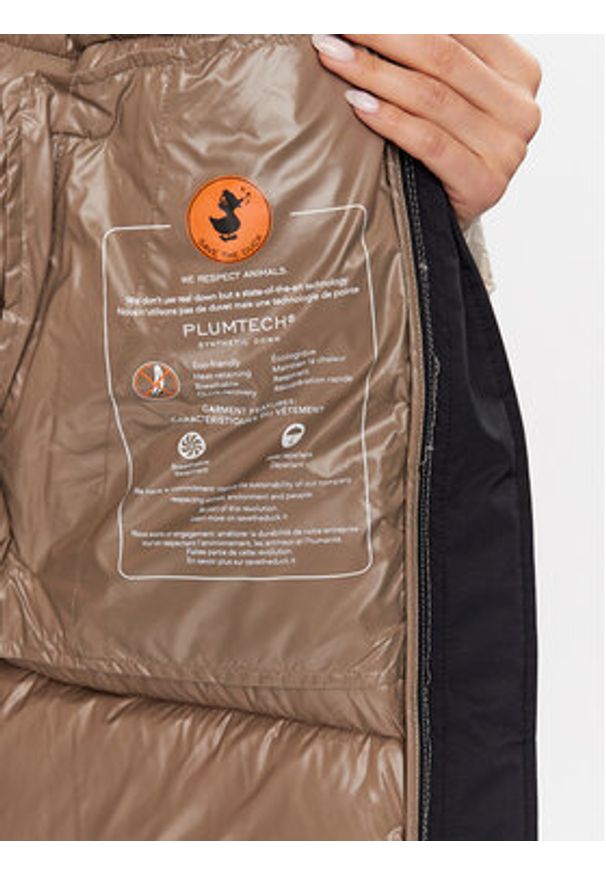 Save The Duck Kurtka zimowa Isabel D45510W LUCK17 Beżowy Regular Fit. Kolor: beżowy. Materiał: syntetyk. Sezon: zima