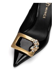 Eva Minge Szpilki AUBRETIA-V1560-98-1 Czarny. Kolor: czarny. Materiał: lakier, skóra. Obcas: na szpilce #2