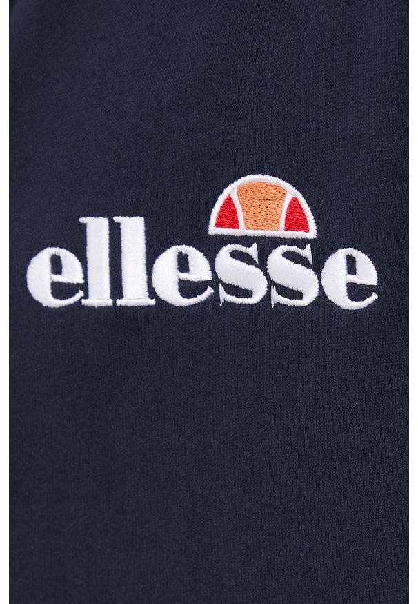Ellesse - Bluza. Okazja: na co dzień. Typ kołnierza: kaptur. Kolor: niebieski. Materiał: dzianina. Wzór: aplikacja. Styl: casual