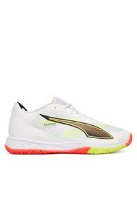Puma Buty halowe Accelerate Turbo 4 Game On 108888 01 Biały. Kolor: biały. Materiał: materiał #1