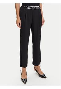 Liu Jo Sport Spodnie materiałowe TF5192 T004A Czarny Regular Fit. Kolor: czarny. Materiał: syntetyk. Styl: sportowy