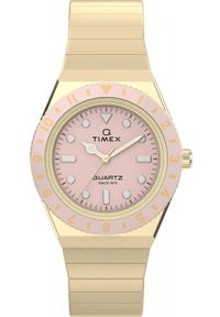 Zegarek Timex Zegarek damski Timex TW2Y57400 złoty. Kolor: złoty #1