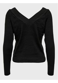 only - ONLY Sweter New Tessa 15268801 Czarny Regular Fit. Kolor: czarny. Materiał: syntetyk #7