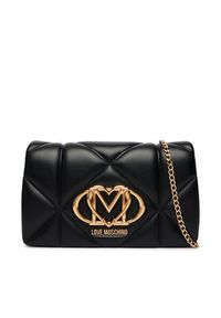 Love Moschino - LOVE MOSCHINO Torebka JC4043PP1PLC0000 Czarny. Kolor: czarny. Materiał: skórzane #4