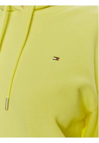 TOMMY HILFIGER - Tommy Hilfiger Bluza Flag WW0WW41245 Żółty Regular Fit. Kolor: żółty. Materiał: bawełna #4