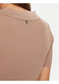 Guess Sweter W5RR25 Z2U00 Beżowy Regular Fit. Kolor: beżowy. Materiał: wiskoza #5