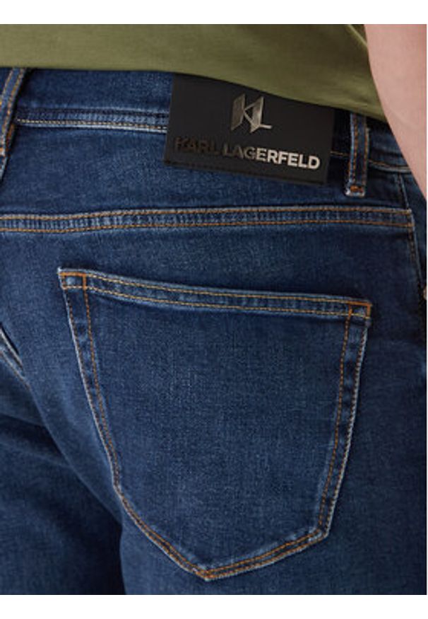 Karl Lagerfeld - KARL LAGERFELD Jeansy 265501 500890 Niebieski Regular Fit. Kolor: niebieski