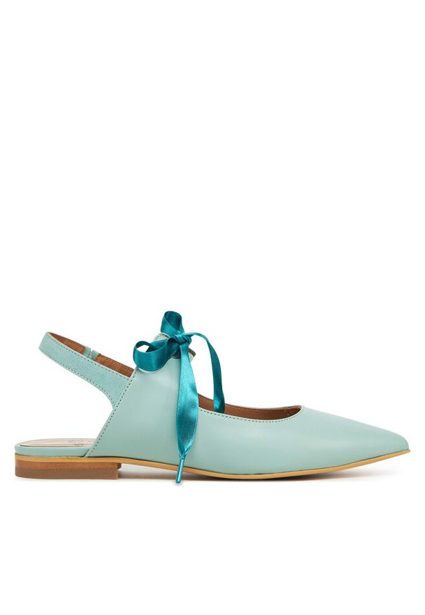 Baleriny Fly London. Kolor: turkusowy