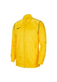 Kurtka do biegania chłopięca Nike Rpl Park 20 RN Jkt. Kolor: żółty, wielokolorowy, czarny. Materiał: syntetyk