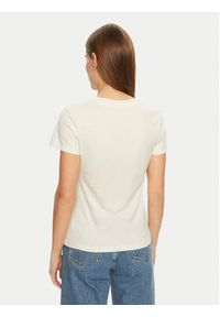 Calvin Klein Jeans T-Shirt Gradient J20J224982 Écru Slim Fit. Materiał: bawełna. Wzór: gradientowy