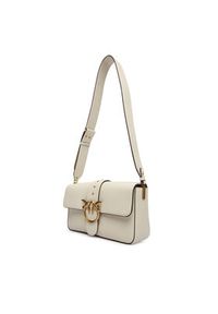 Pinko - PINKO Torebka Love One Classic Slouchy Fl PLTT 104524 A2OX Biały. Kolor: biały. Materiał: skórzane #4