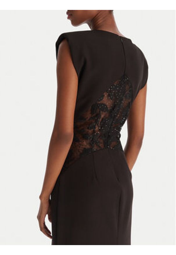 ACCESS FASHION Sukienka wieczorowa 54-3309-168 Czarny Regular Fit. Kolor: czarny. Materiał: syntetyk. Styl: wizytowy