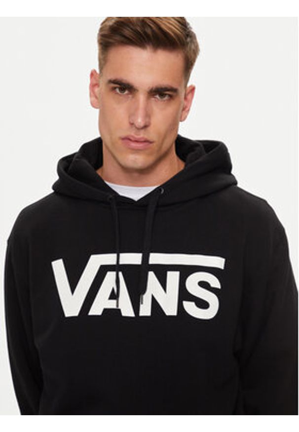 Vans Bluza Classic III VN000HNX Czarny Regular Fit. Kolor: czarny. Materiał: syntetyk, bawełna