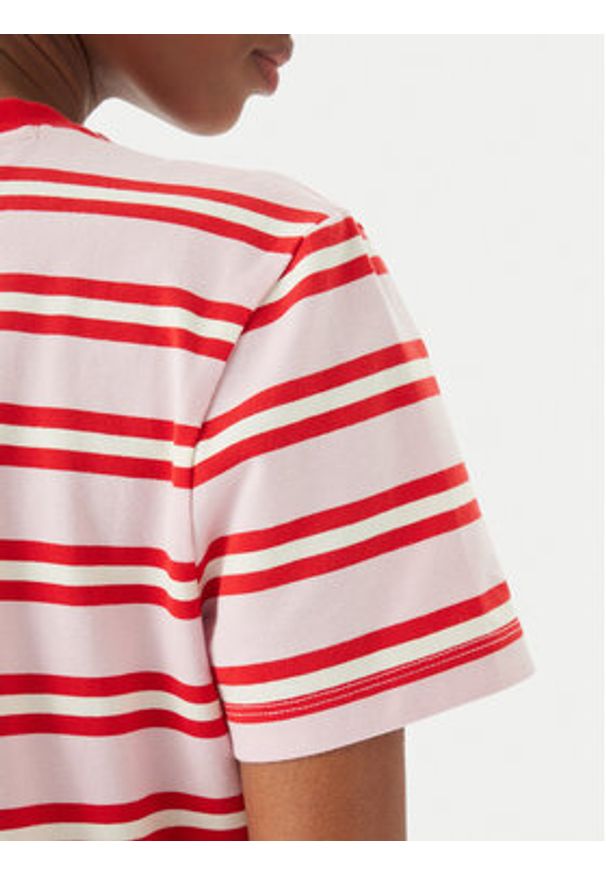 TOMMY HILFIGER - Tommy Hilfiger T-Shirt WW0WW48699 Różowy jasny Regular Fit. Kolor: różowy. Materiał: bawełna