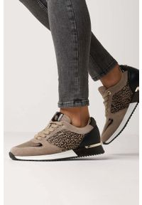 MEXX - Mexx sneakersy Fleur kolor beżowy. Nosek buta: okrągły. Zapięcie: sznurówki. Kolor: beżowy. Materiał: guma #3