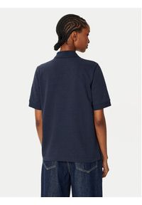 Weekend Max Mara Polo Scena 2515951011 Granatowy Regular Fit. Typ kołnierza: polo. Kolor: niebieski. Materiał: wiskoza, bawełna #5