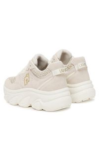 Liu Jo Sneakersy Steffy 01 BF5061 PX239 Écru. Materiał: zamsz, skóra #6