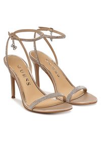 Guess Sandały FLJCHR SAT03 Beżowy. Kolor: beżowy. Materiał: skóra #5