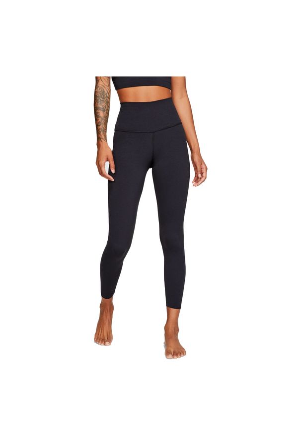 Spodnie legginsy treningowe damskie Nike Yoga Luxe CJ3801. Stan: podwyższony. Materiał: materiał, włókno, poliester, nylon. Technologia: Dri-Fit (Nike). Wzór: gładki