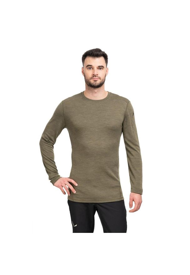 Koszulka termoaktywna męska Smartwool Classic Thermal Merino Base Layer Crew. Kolor: czarny
