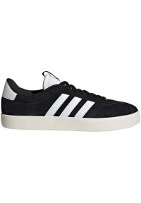 Adidas - Buty adidas Vl Court 3.0 U ID6279 czarne. Okazja: na co dzień. Zapięcie: sznurówki. Kolor: czarny. Materiał: skóra, zamsz, syntetyk, guma, materiał. Szerokość cholewki: normalna