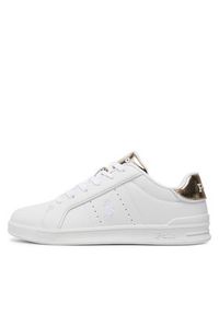 Polo Ralph Lauren Sneakersy RL00591100 J Biały. Kolor: biały. Materiał: skóra