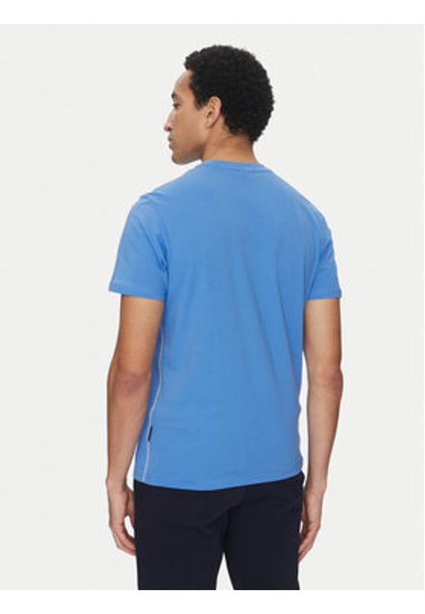 Napapijri T-Shirt S-Aylmer NP0A4HTO Niebieski Regular Fit. Kolor: niebieski. Materiał: bawełna