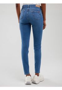 Big-Star - Jeansy damskie push up z wysokim stanem niebieskie Melinda High Waist 340. Stan: podwyższony. Kolor: niebieski #3