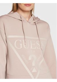 Guess Bluza New Alisa V2YQ08 K7UW2 Beżowy Relaxed Fit. Kolor: beżowy. Materiał: wiskoza #2