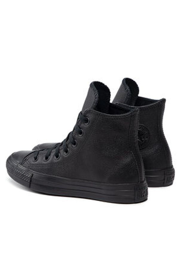 Converse Trampki Chuck Taylor All Star HI 135251C Czarny. Kolor: czarny. Materiał: skóra