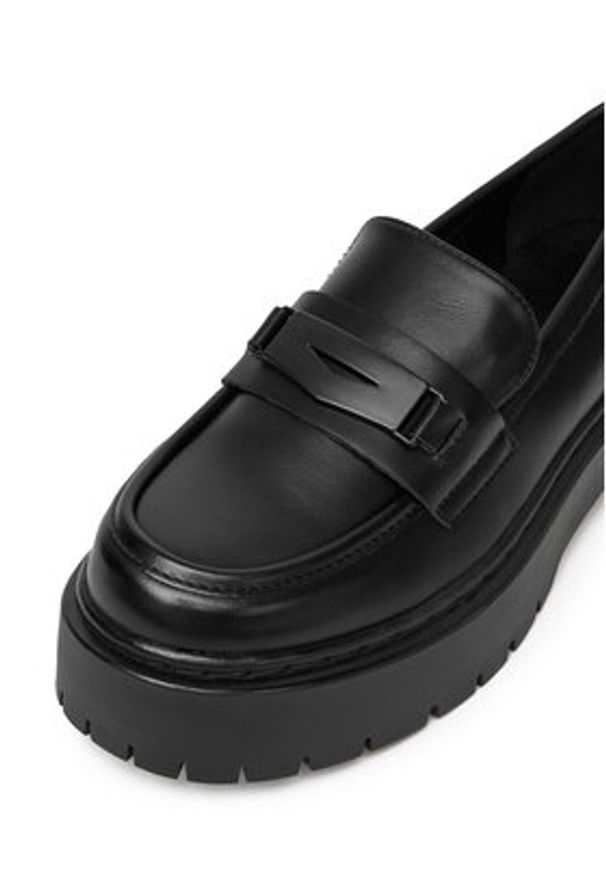 DeeZee Loafersy 13123D-3 Czarny. Kolor: czarny. Materiał: syntetyk, materiał