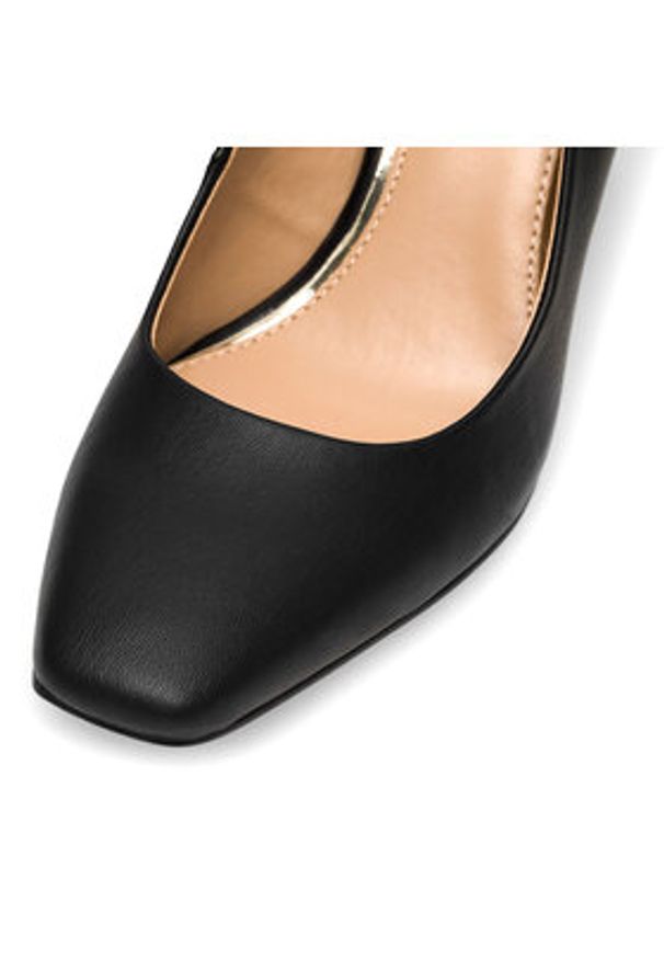 Nine West Czółenka 905901 Czarny. Kolor: czarny. Materiał: syntetyk