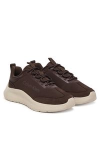 Calvin Klein Sneakersy Light Eva Runner Nyl-Sue HW0HW03149 Brązowy. Kolor: brązowy. Materiał: materiał #4