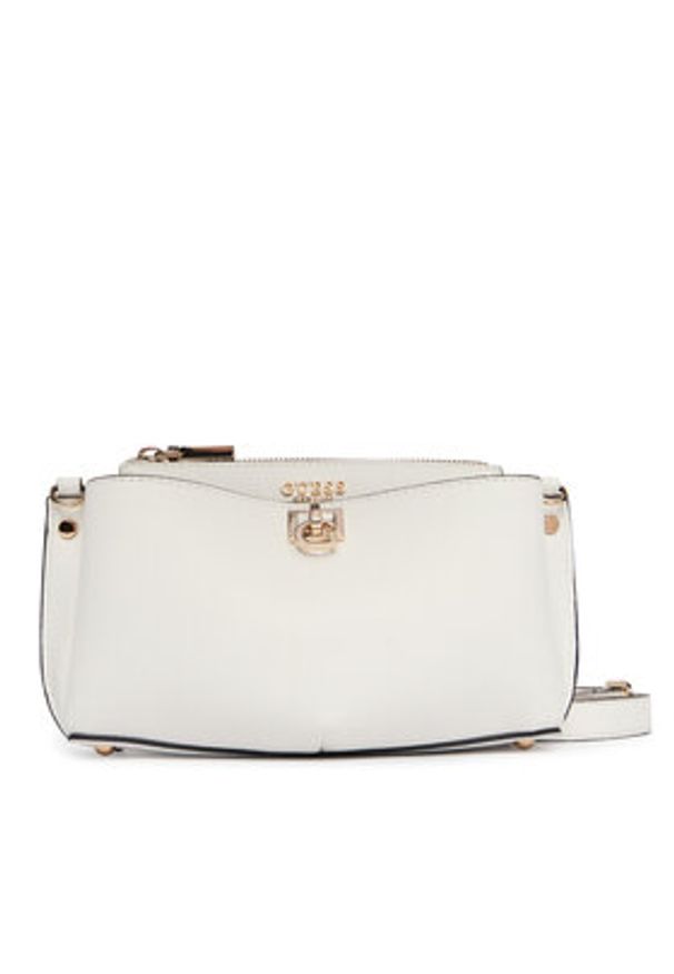 Guess Torebka Bianca Mini HWBG99 07720 Biały. Kolor: biały. Materiał: skórzane