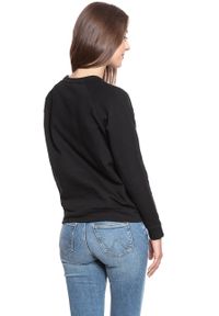 Lee - BLUZA LEE DAMSKA CORE CREWNECK SWS BLACK L53SDE01. Wzór: napisy #3