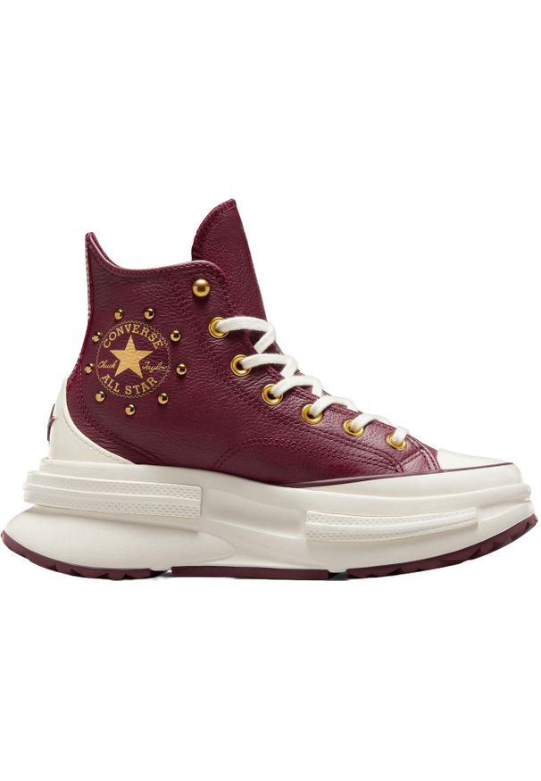 Buty sportowe Converse Run Star Legacy CX Platform Star Studded. Kolor: czerwony. Materiał: skóra ekologiczna, materiał. Obcas: na platformie. Sport: bieganie