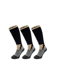 POEDERBAAS - Skarpety narciarskie - Merino Wool Pro - 3 pary - Czarne. Kolor: czarny. Sport: narciarstwo #1