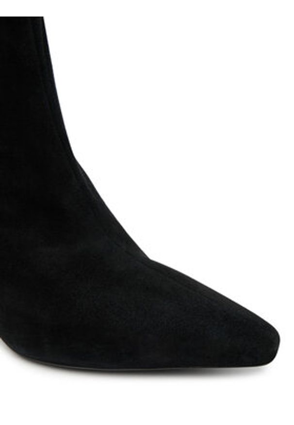 Pollini Kozaki SA26077M0NTA0000 Czarny. Kolor: czarny. Materiał: zamsz, skóra