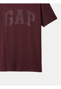 GAP - Gap T-Shirt 856659-17 Bordowy Regular Fit. Kolor: czerwony. Materiał: bawełna #6