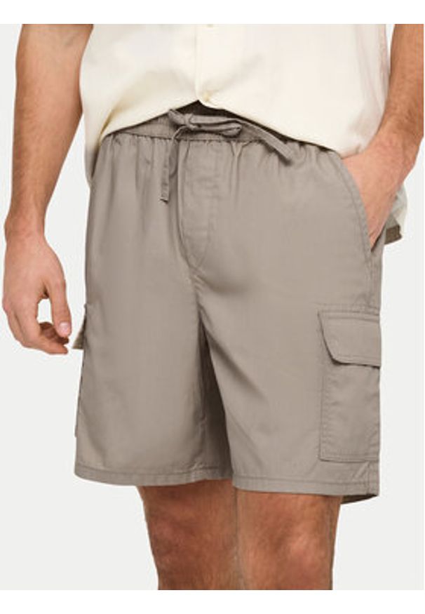 Only & Sons Szorty sportowe Kal 22034462 Beżowy Slim Fit. Kolor: beżowy. Materiał: bawełna. Styl: sportowy